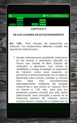 REGLAMENTO LEY DE TRANSITO E android App screenshot 10