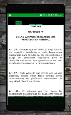 REGLAMENTO LEY DE TRANSITO E android App screenshot 11