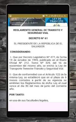 REGLAMENTO LEY DE TRANSITO E android App screenshot 12