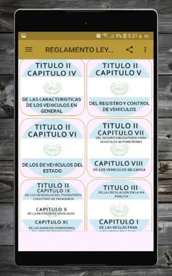 REGLAMENTO LEY DE TRANSITO E android App screenshot 13