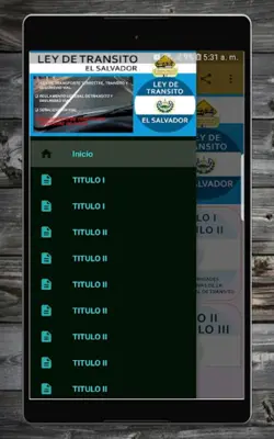 REGLAMENTO LEY DE TRANSITO E android App screenshot 14