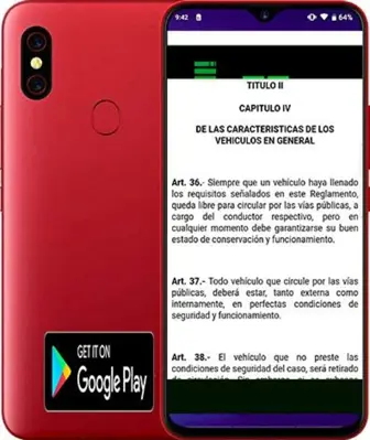 REGLAMENTO LEY DE TRANSITO E android App screenshot 19