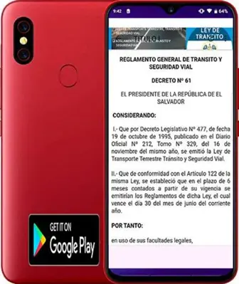 REGLAMENTO LEY DE TRANSITO E android App screenshot 20